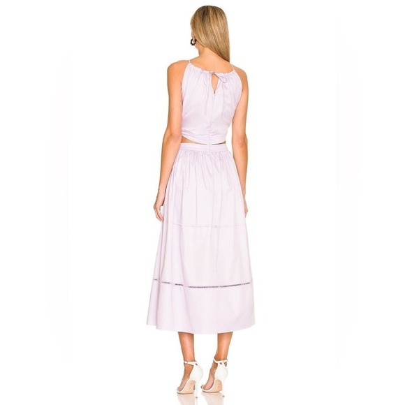 Revolve Something Navy Cut Out Midi Dress in Purple M - Picture 5 of 6